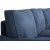 Howard Watford deluxe 4-personers svungen sofa - Bl + Mbelplejest til tekstiler