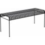 Parga sort metal havebnk