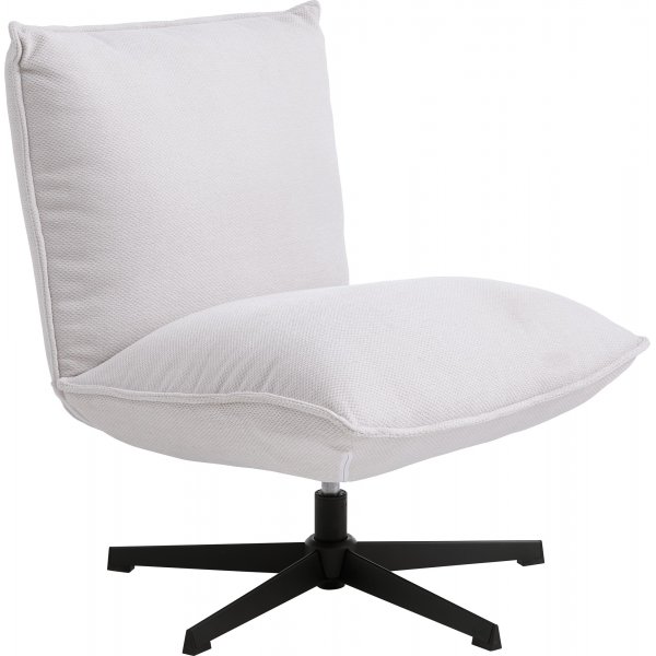 Kassandra lnestol - Offwhite/sort