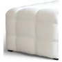 Sofa i boucl - lngde 235 cm