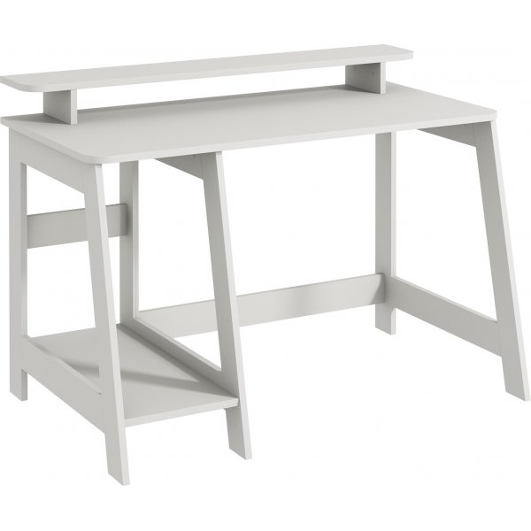 Country skrivebord 120 x 60 cm - Hvid