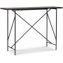 Portland barbord 140 cm - Brun/sort