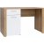 Balder skrivebord 120 x 56 cm - Eg/hvid
