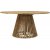 Saltö rundt kegleformet spisebord D150 cm - Teaktræ + Møbelplejesæt til tekstiler