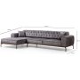 Siesta sofa - antracit