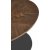 Delphi sidebord 48 x 26 cm - Valnd/sort