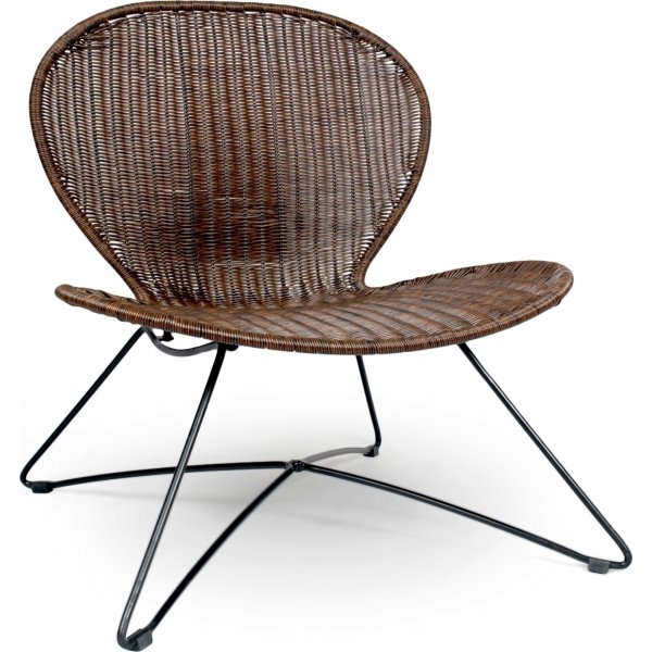 Clary lnestol - Brun rattan