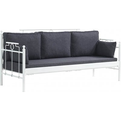 Hampus 3-personers udendrs sofa - Hvid/antracit + Pletfjerner til mbler