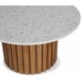 Sumo Sofabord O85 - Eg / Terrazzo Bianco