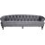 Oxford deluxe 3-personers sofa i grt fljl