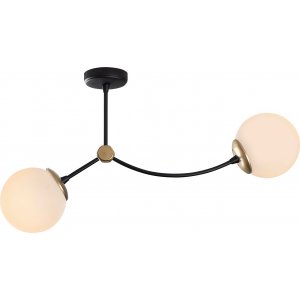 Chromozom loftslampe 1011 - Hvid/sort