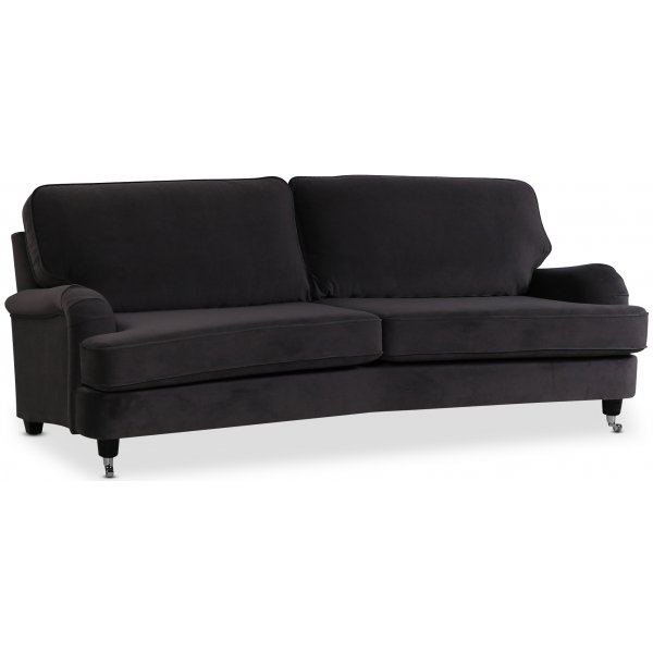 Kvarsebro Howard 3-personers buet sofa - Mrkegr (fljl)