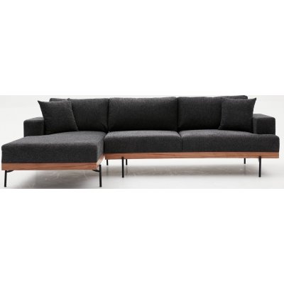 Liva divan sofa venstre - antracit
