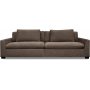 Gabby 4-personers sofa - Nougat brun