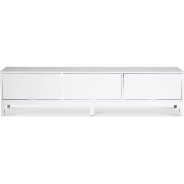 Borgholm hvid mediebnk 188 cm bred
