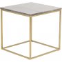 Kvarnbacken sidebord 50 x 50 cm - Gr/messing