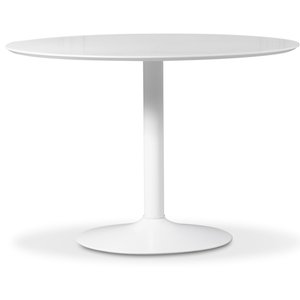 Ibiza spisebord - hvid / hvid - 110 cm