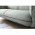 Catta 3-personers sofa med fodskammel - Lysegrn + Mbelplejest til tekstiler