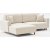 Mane sovesofa venstre - Creme