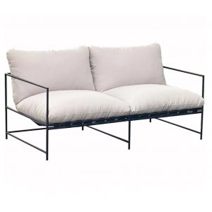 Rasp lounge sofa - Sort / Hvid