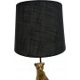 Grov hør lampeskærm Ø28/22 | H22 cm - Sort
