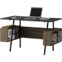 Iommi skrivebord 120x60 cm - Antracit/valnd