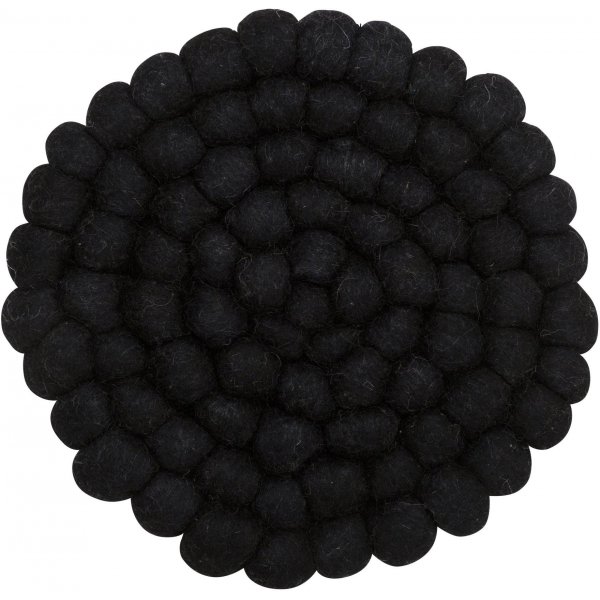 Nisha grydemtte 20 cm - Sort
