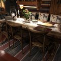Kundebillede Vintage spisestol - Antikbejdset Eg