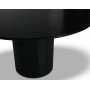 Nova sofabord 80 cm - Sort askefinr