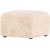 Frankie puf 50 x 50 cm - Beige bamse