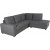 Solna sofa med ben finish 244 cm - Hjre + Mbelplejest til tekstiler