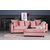 Brandy Lounge - 3,5-personers sofa (dusty pink) + Mbelplejest til tekstiler