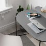 Lob skrivebord 100x72 cm - Antracit
