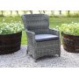 Balkonst med 2 stole og bord 48 x 48 cm gr/rattan - Tor/Jacksonville