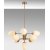 Basar loftslampe 10320 - Messing/hvid