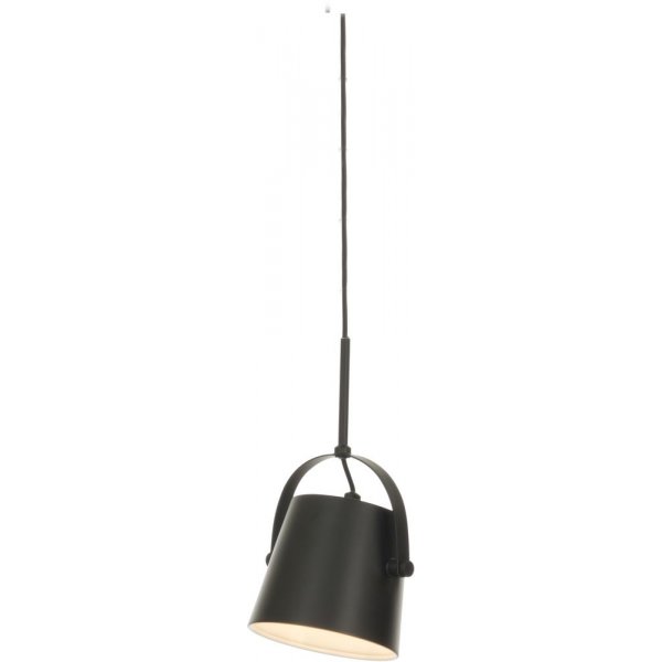 Espresso vindue/loftslampe - Sort/tr