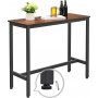 Gunnar barbord 100 x 40 cm - Brun/sort